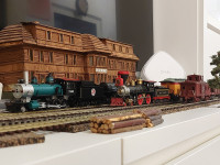 KUPIM lokomotiva, vagon, scenski detajli, HO 1:87