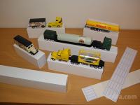 Škatlice za kamione, lokomotive in vagone HO 1/87