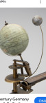Kupim Starinski globus z luno,telarium,vintage globus
