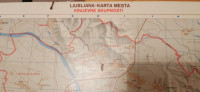 Tabla karta Ljubljane 1983
