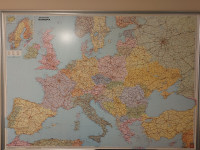 Zemljevid EVROPE - Freytag - Berndt dim. 179cm × 128cm