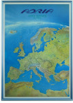 Zemljevid slika - Adria Airways dim 155cm × 113cm