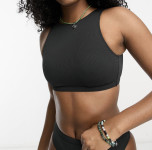 Roxy bikini top, kopalke zgodnji del črne št. S