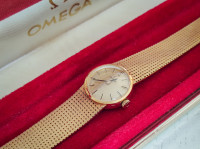 Omega Gold Vintage Bracelet Watch