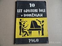 10 LET GLASBENE ŠOLE V DOMŽALAH, 1960