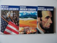 AN OUTLINE OF AMERICAN HISTORY, GEOGRAPHY,GOVERNMENT, 3 KNJIGE KOMPLET