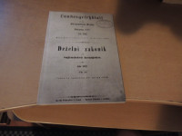 DEŽELNI ZAKONIK ZA VOJVODSTVO KRANJSKO LETO 1872 7. DEL O VODI