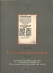 Prve slovenske knjige