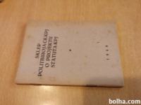 Sklep politbiroja CK KPJ o projektu statuta KPJ