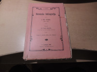 SLOVENSKA BIBLIOGRAFIJA 1 F. SIMONIČ ZALOŽILA SLOVENSKA MATICA 1903