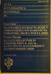 Slovenski liturgični jezik, Ivan Likar, France Baraga, 1996