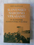 SLOVENSKO NARODNO VPRAŠANJE IN SLOVENSKI ZGODOVINSKI POLOŽAJ.- Bogo Gr