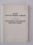 VALTER BOHINEC, PETZER KOZLER IN PRVI ZEMLJEVID SLOVENSKEGA OZEMLJA