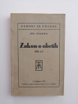 ZAKONI IN UREDBE, ZAKON O OBRTIH, 1931