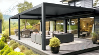 Aluminijasta pergola 100B 6×3