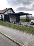 KOVINSKI NADSTREŠEK IN PERGOLA