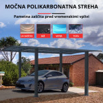NADSTREŠEK ZA AVTO Neapelj 3x5.5x3