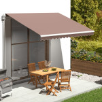 vidaXL Nadomestno blago za tendo rjavo 4x3,5 m