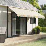 vidaXL Nadomestno blago za tendo večbarvno 400x300 cm poliester