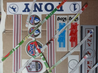 NALEPKE Original. ROG PONY 20 col , PONYEKSPRES , LAURA , BMX KOLESA