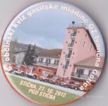 Gasilska značka broška PGD Stična 2012
