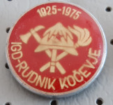 Gasilska značka IGD Rudnik Kočevje 1925/1975