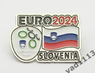 Metal pin badge football Germany EURO 2024 group C - Slovenia team