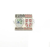 Metal pin badge football Germany EURO 2024 Slovenia - Serbia
