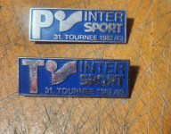 NOVOLETNA TURNEJA,INTERSPORT 82/83,SMUČARSKI SKOKI, ZNAČKI