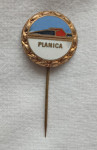 PLANICA 1973 ZLATA RDEČ PULOVER ZNAČKA