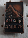Planinska značka Alpinistična odprava Andi 1978 AO Celje