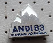 Planinska značka Alpinistična odprava ANDI 1983 AO Rašica