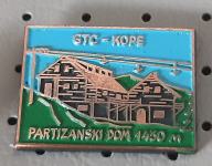Planinska značka Partizanski dom 1450m GTC Kope III.