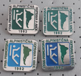 Planinske značke Prva primorska Alpinistična odprava Andi 1982 II.