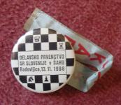PRIPONKA - delavsko prvenstvo v šahu Rdovljica 1988