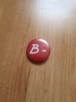Prodam značko B -