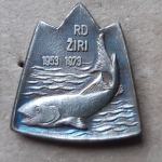Ribiška značka RD Žiri 1953/1973