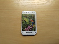 SAVE THE RAINFORESTS (broška)