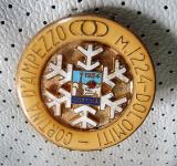 SMUČARSKA ZNAČKA PRIPONKA CORTINA DAMPEZZO 1224 m 4cm