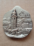 ST. MORITZ VEČJA PRIPONKA ZNAČKA ZNAČKE