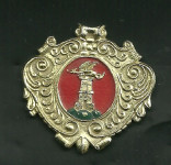 STAREJŠA ALUMINJASTA ZNAČKA - GRB LJUBLJANA
