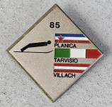 Zbirateljska značka Planica - Tarvisio - Villach (1985)