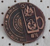 Značka 18.GTZ Gostinsko turistični zbor Rogaška Slatina 1970 bronasta