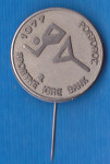 Značka 3. Športne igre bank Portorož 1977 Kreditna banka Koper