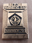 Značka 31. prvenstvo SRS v šahu Maribor 1979 šah