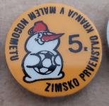 Značka 5. zimsko prvenstvo v malem nogometu Kranj 1984