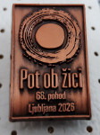 Značka 68. pohod Pot ob žici Ljubljana 2026