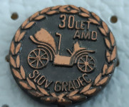 Značka Avto moto društvo AMD Slovenj Gradec 30let