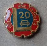 Značka Avto moto društvo  AMD Žirovnica 1958/1978