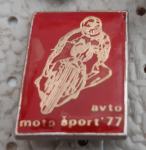 Značka Avto moto šport 1977